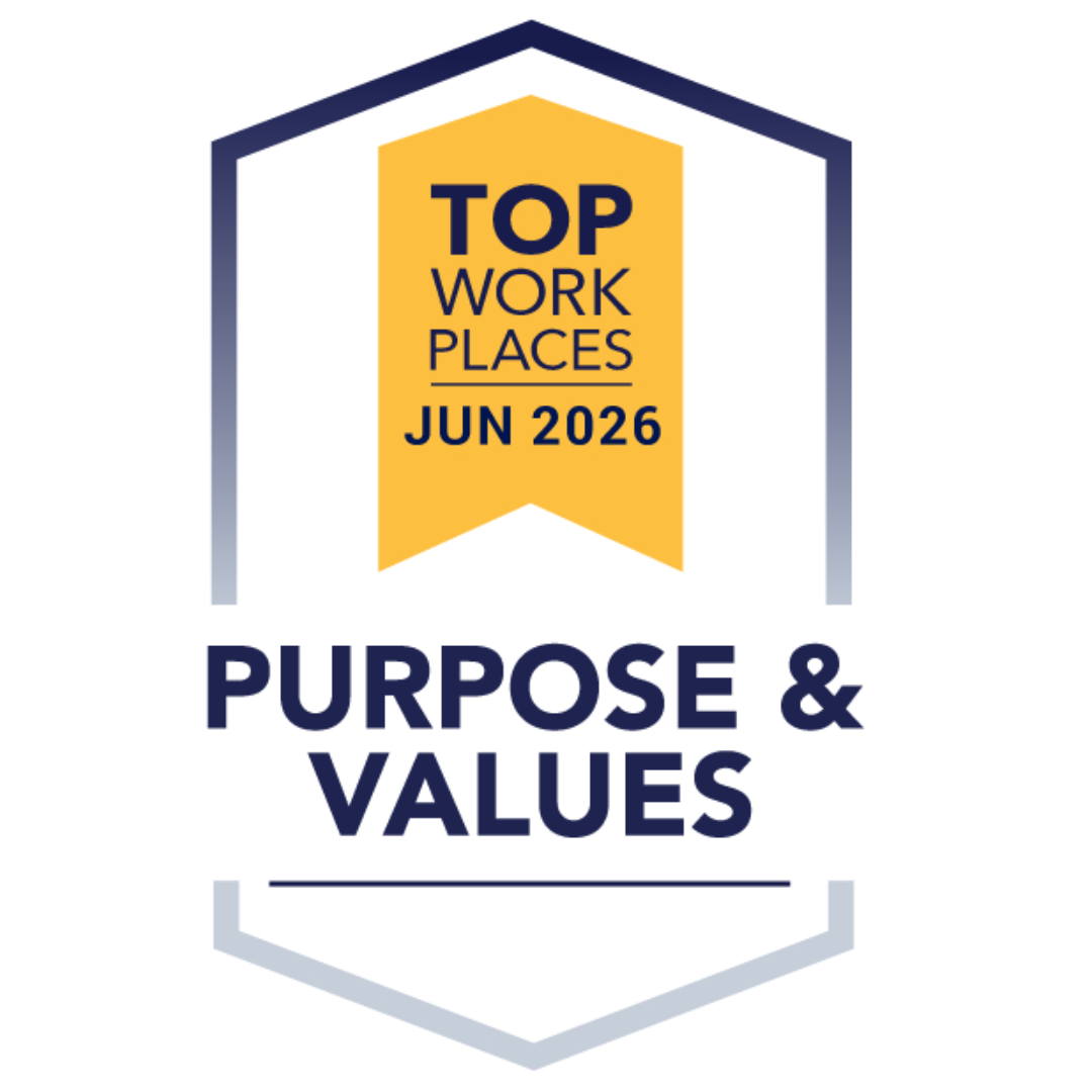 Top Workplaces Purpose and Values award badge