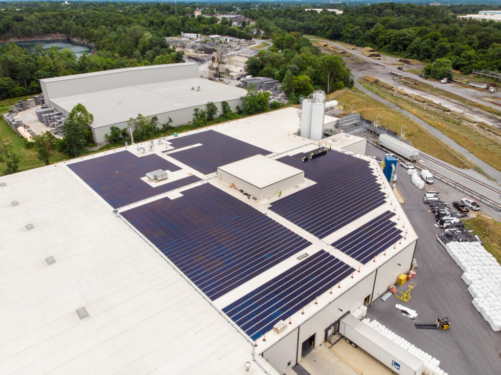 commercial solar installation