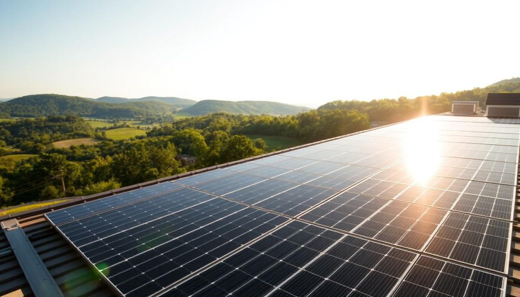 solar panel installation