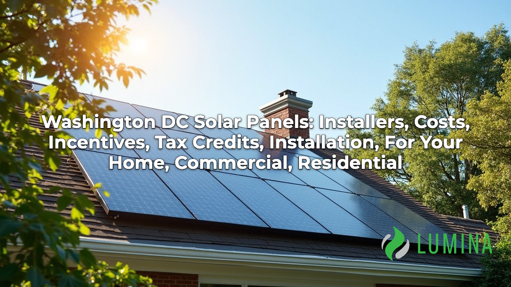 Washington DC solar panels placed on a rowhome roof by installers helping owners shrink their energy bills