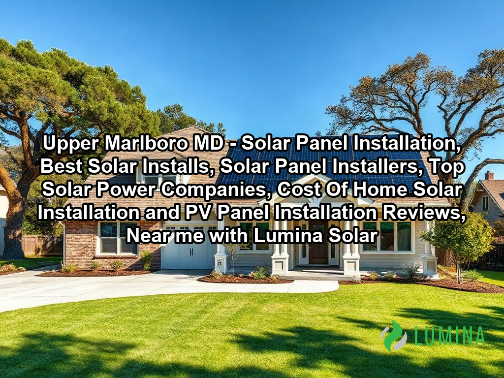 A high-angle, eye-level exterior photograph of a contemporary American suburban craftsman-style home featuring a pristine, newly installed array of dark solar panels flush-mounted on the sunlit south-facing roof. The property is surrounded by manicured green lawn and mature native oak trees under a clear blue sky, emphasizing the clean, finished integration of the energy system into the residence.