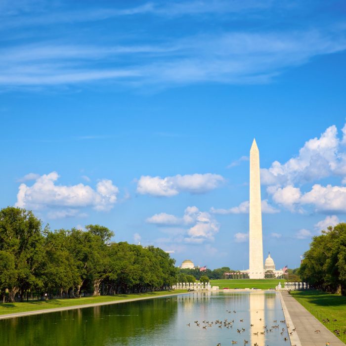 Washington Monument at National Mall in Washington, DC